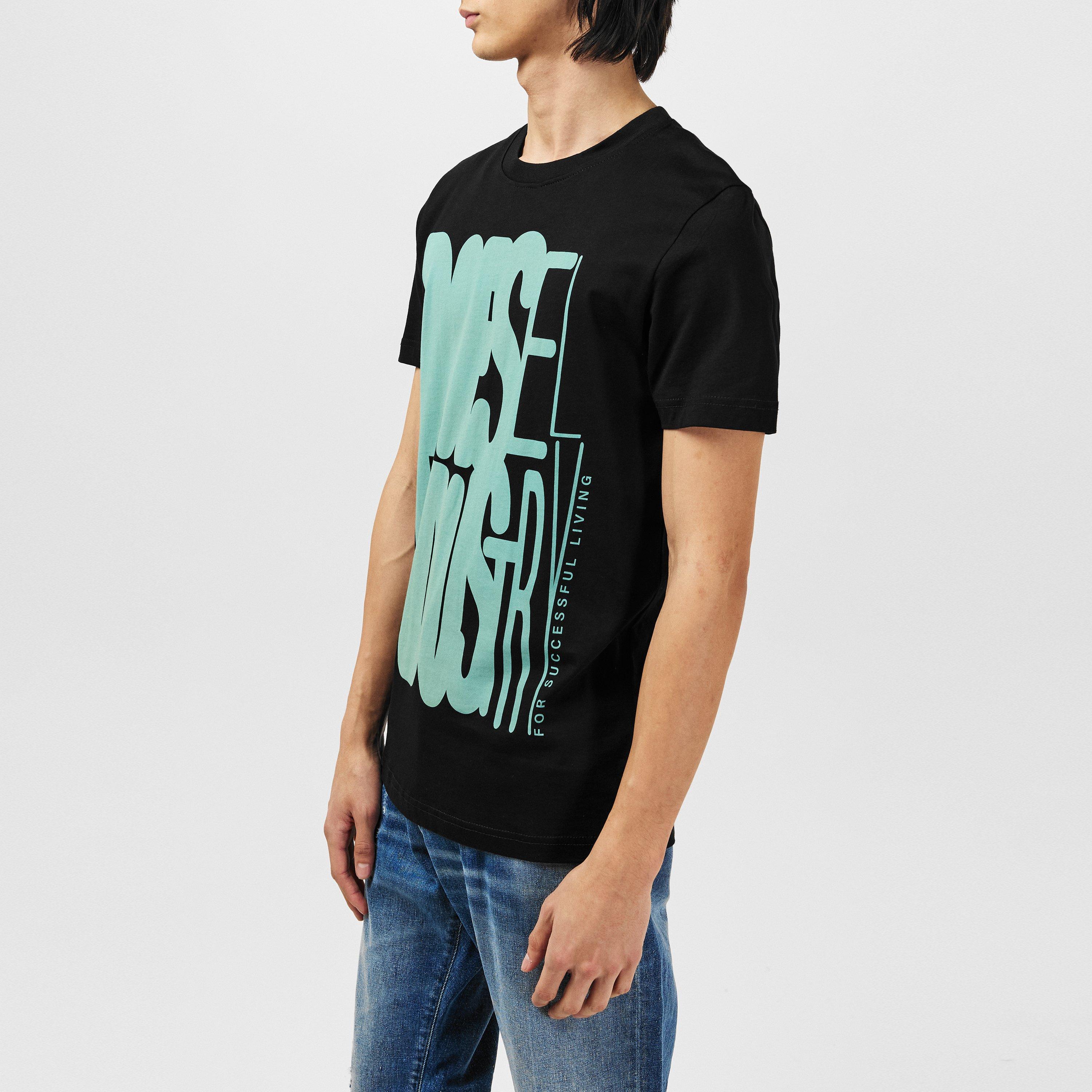 Diesel Water Print T-Shirt