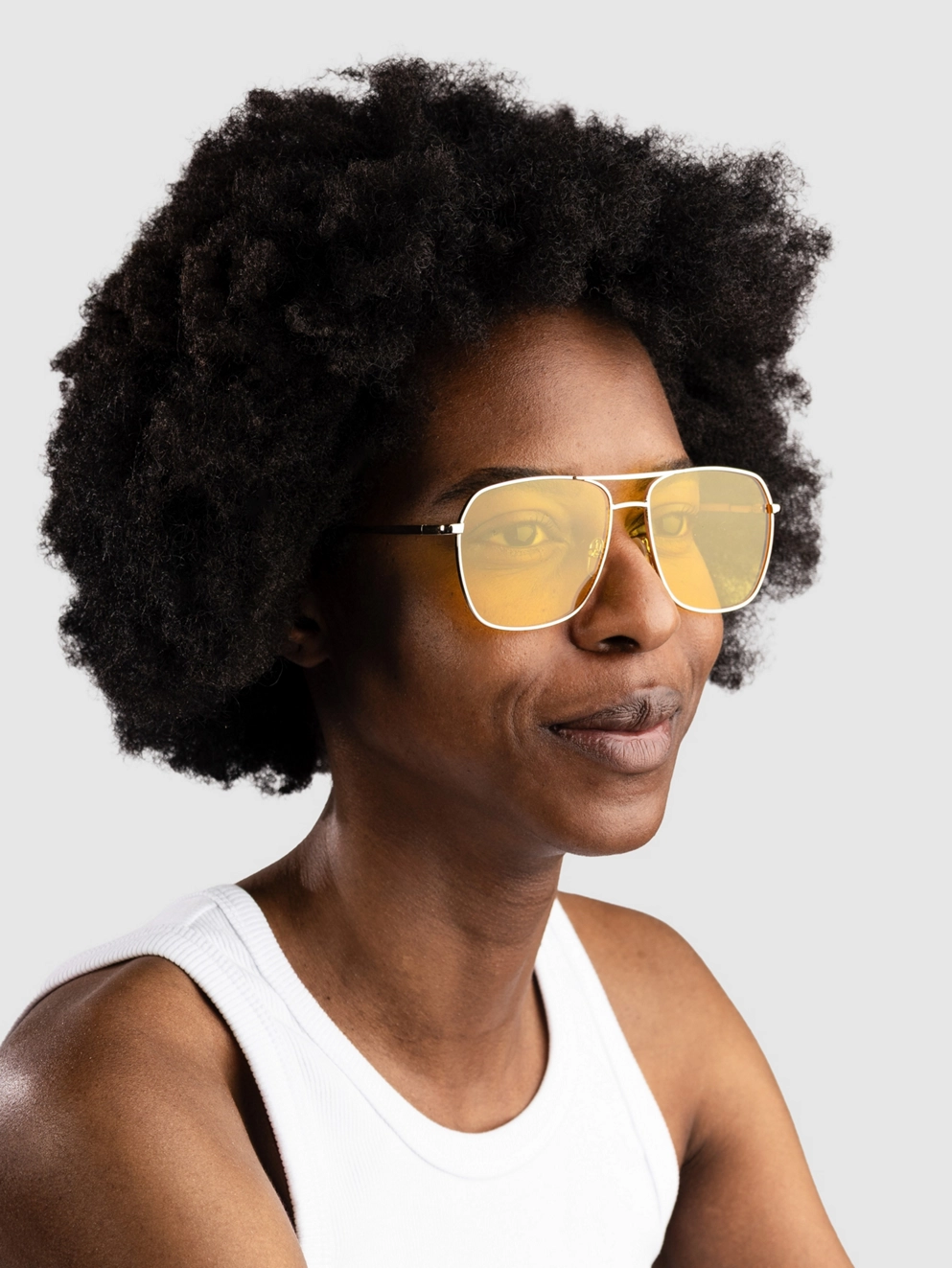 Empyre Saloon Sunglasses yellow