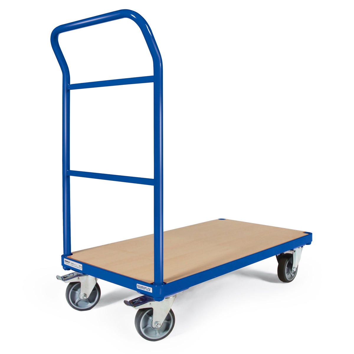 Protaurus platformwagen met 1 duwbeugel, zonder zijrand, 1000x600mm