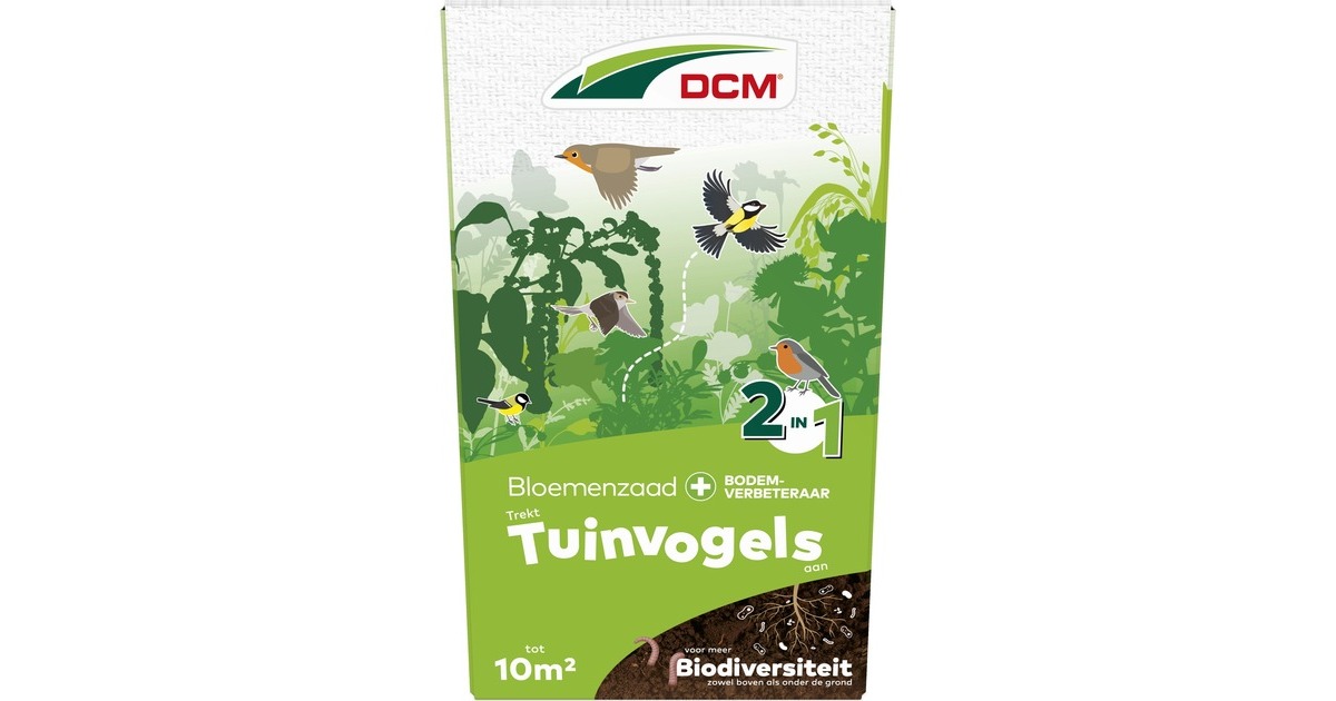DCMBloemenmengsel Tuinvogels 0,530 kg zaden  (Tot 10 m²)