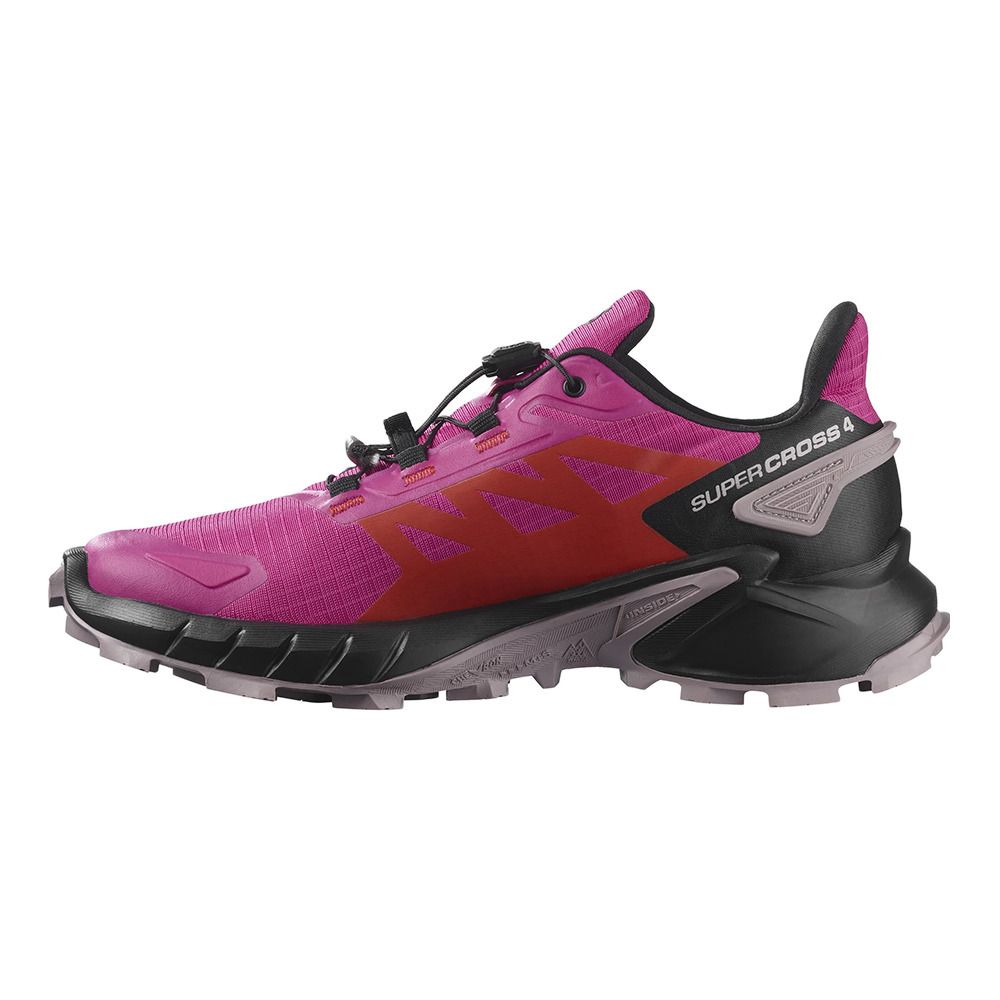 Salomon SUPERCROSS 4 - Chaussures trail Femme very berry