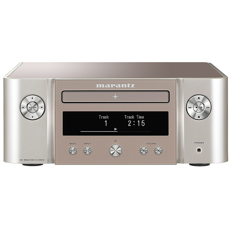 Marantz Melody X M-CR612 Argent/Or + Focal Theva N°1 Noir
