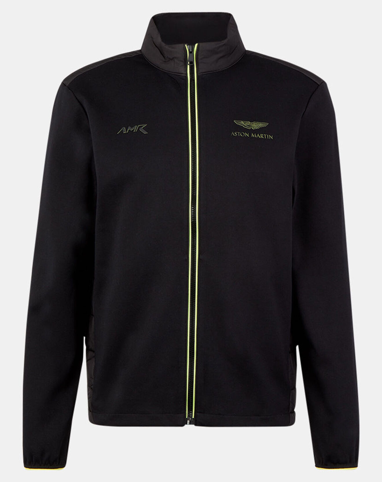 Hackett London Blouson Aston Martin Racing Jersey bimatière noir
