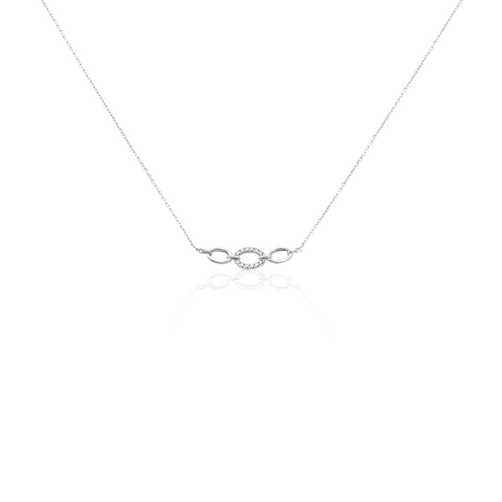 Collier Or Blanc Isebella Diamants
