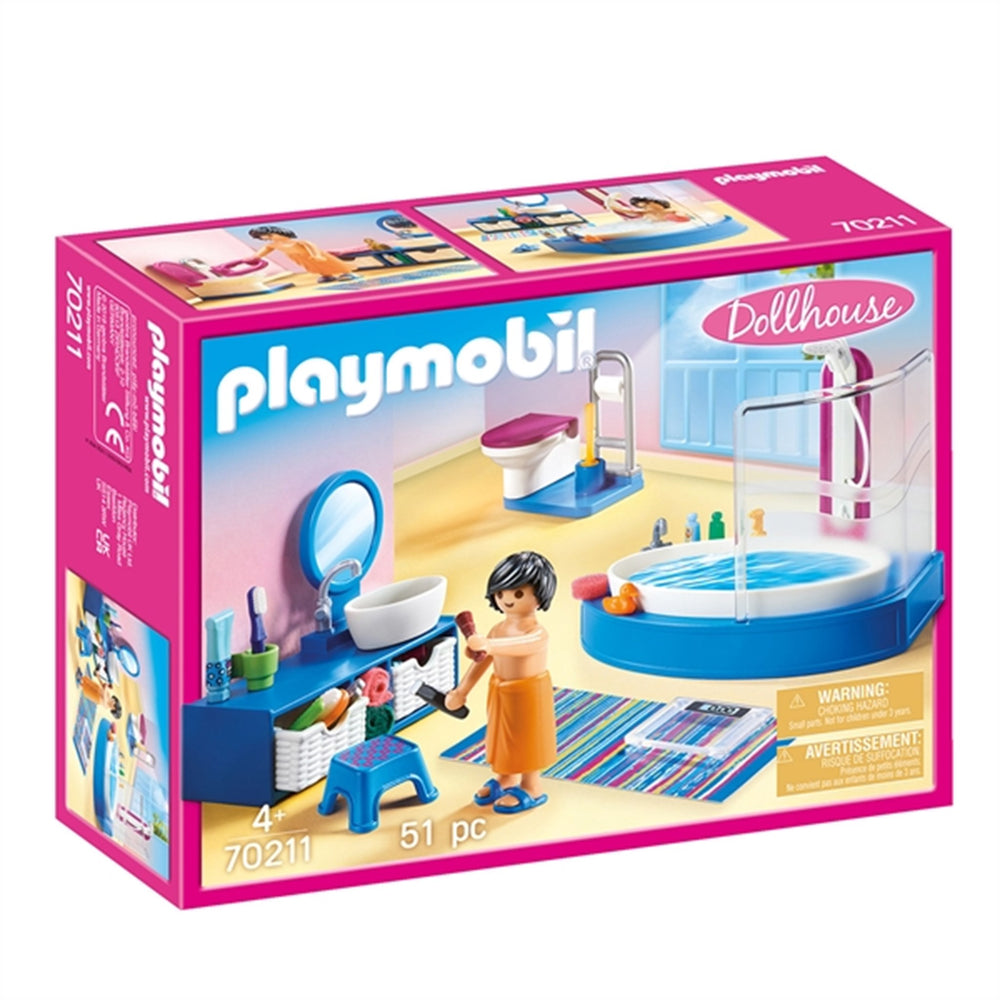 Køb Playmobil® Dollhouse - Badeværelse | Luksusbaby