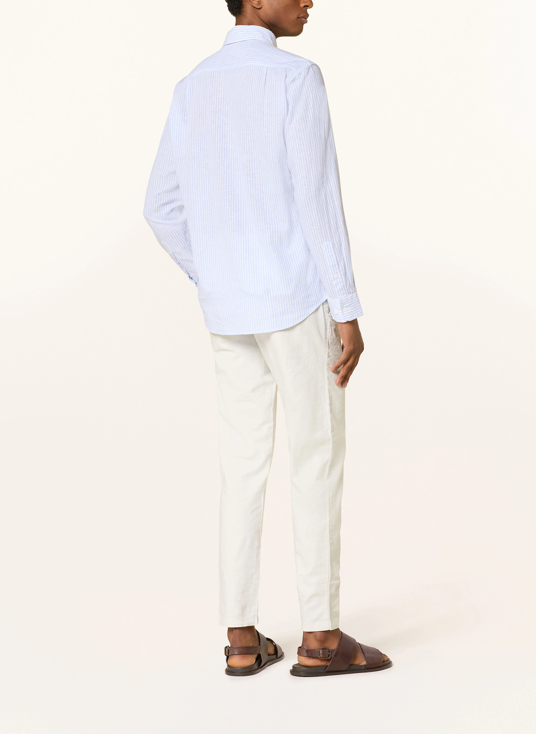 STROKESMAN'S Hemd Regular Fit mit Leinen