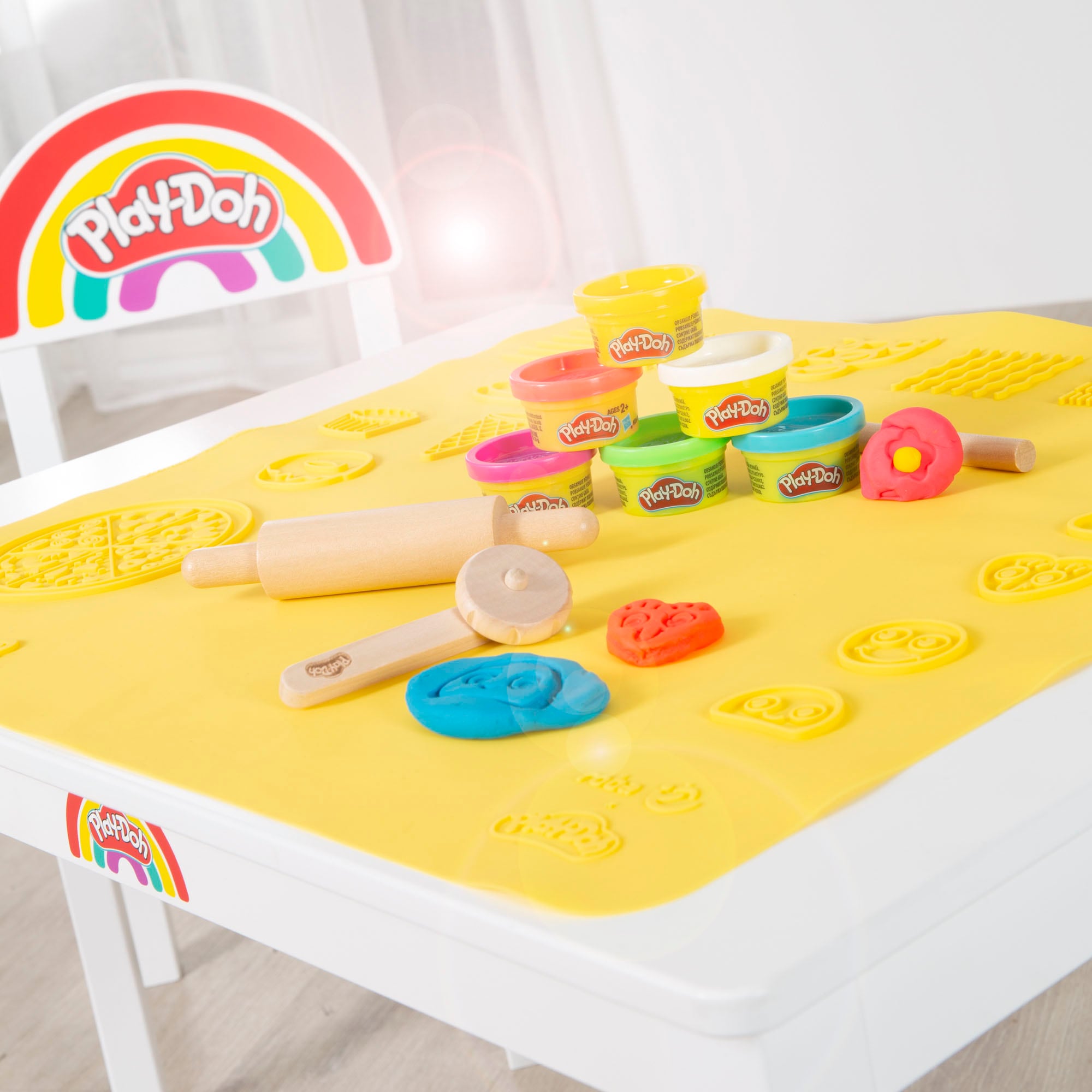 roba® Kindersitzgruppe »Play-Doh« Set,  inkl. 3D Kreativmatte, Knete und Zubehör
