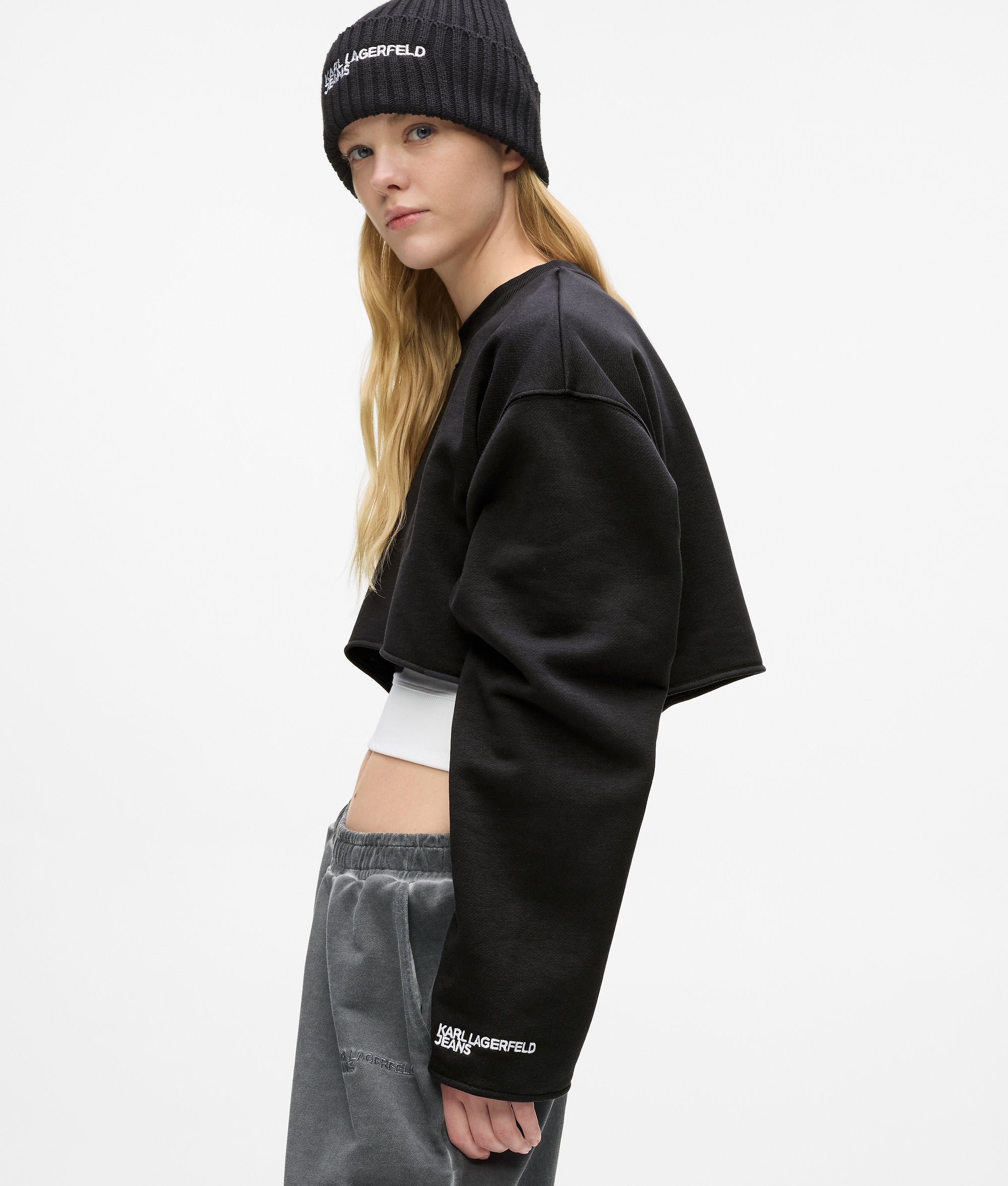 Gelaagde sweatshirt