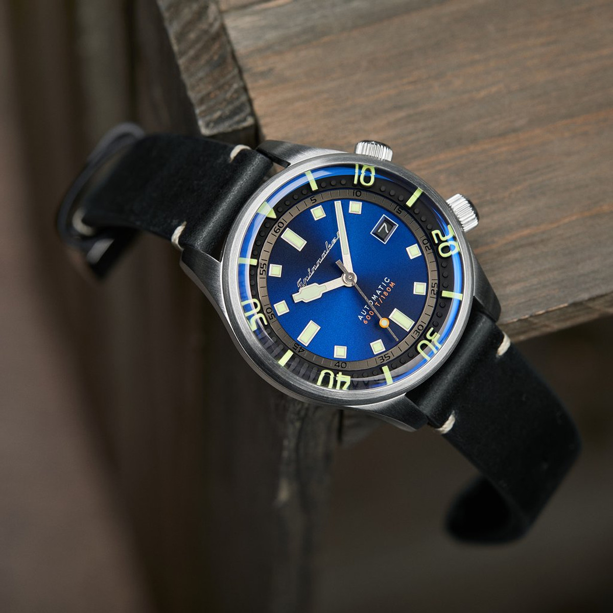 Montre Spinnaker homme acier cuir