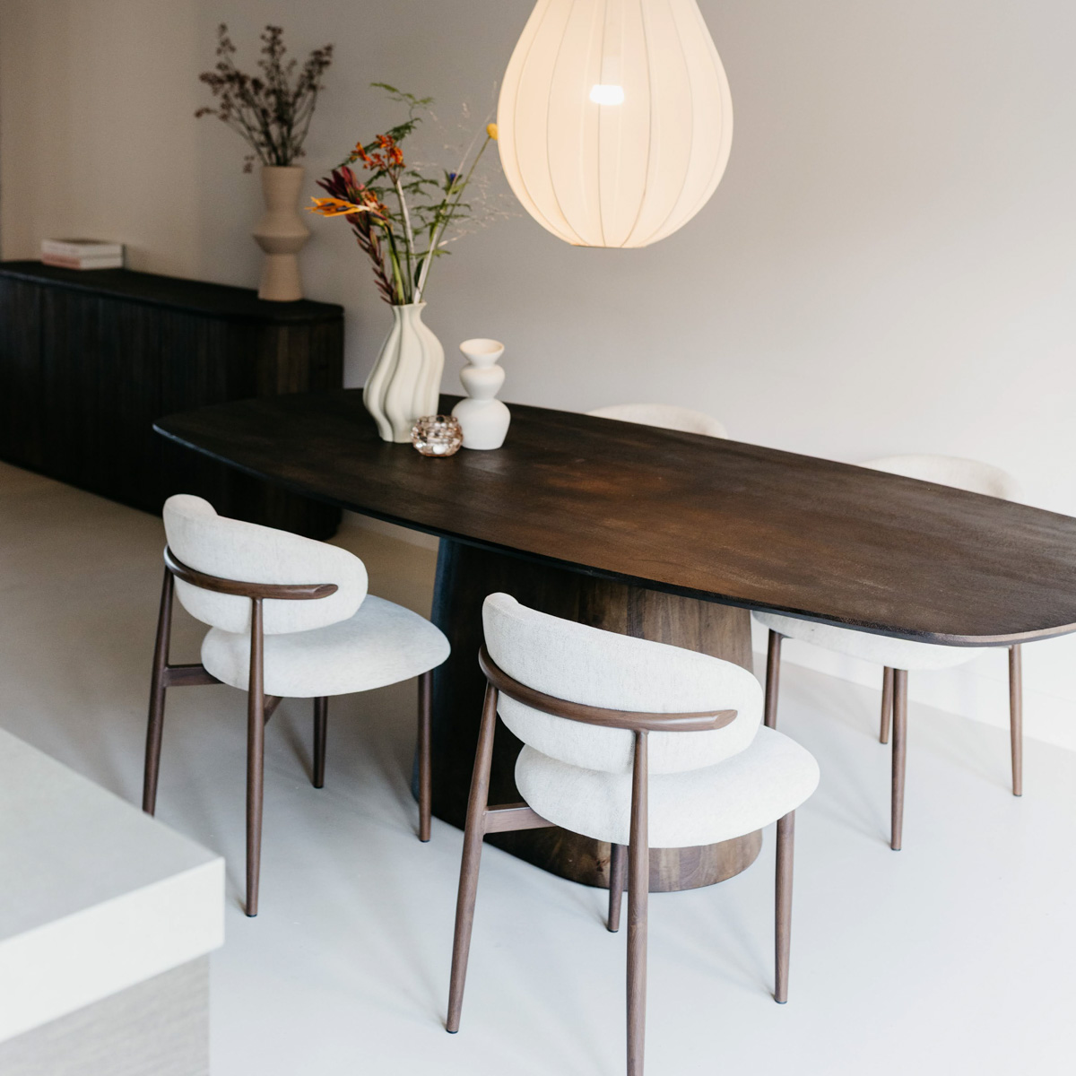 Eetkamertafel Stockholm deens ovaal 160cm