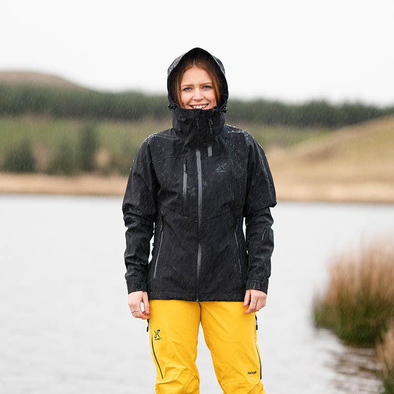 Cyclone 3L Shell Jacket Dame Black