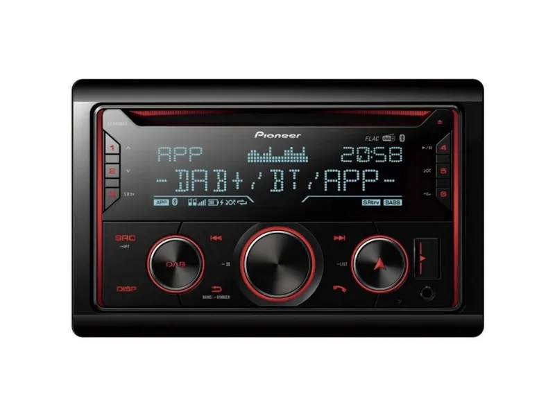 Pioneer FH-S820DAB - Bil - CD-modtager - in-dash - Double-DIN - 50 watt x 4