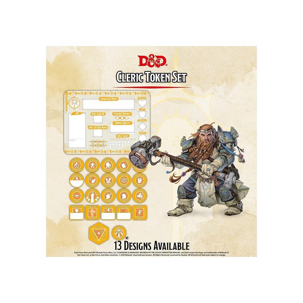 D&D - Cleric Token Set