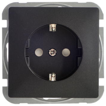 GAMMA Everest Enkel Geaard Stopcontact Antraciet