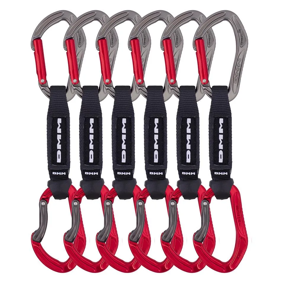 DMM Alpha Sport Quickdraws 12 cm 6 Pack Red