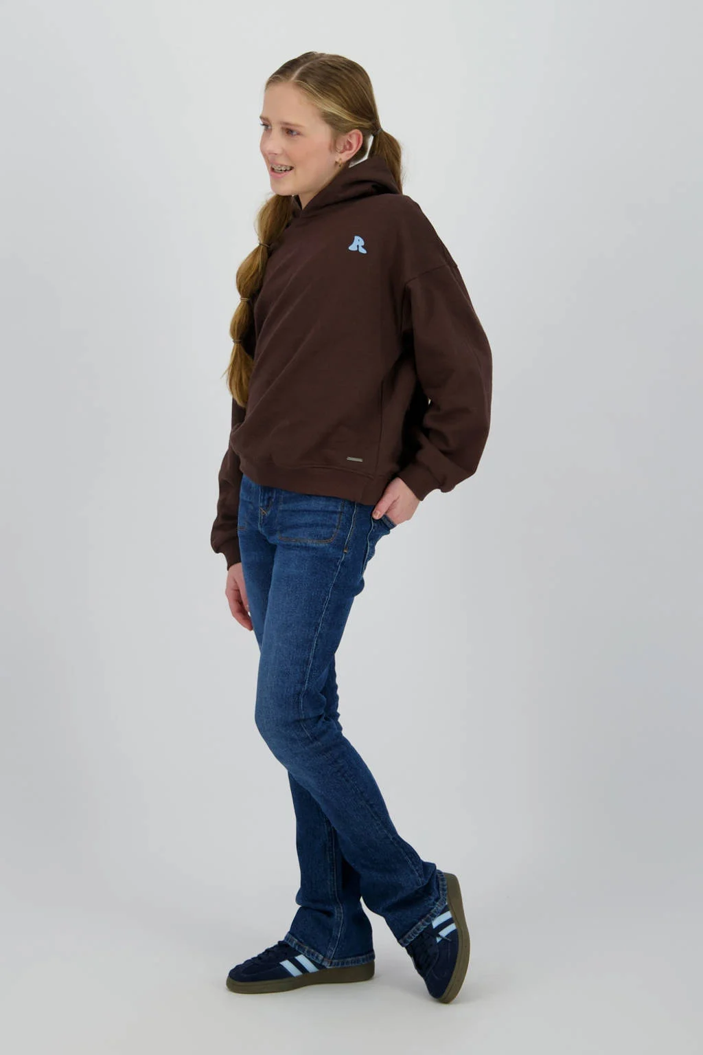 Raizzed hoodie donkerbruin