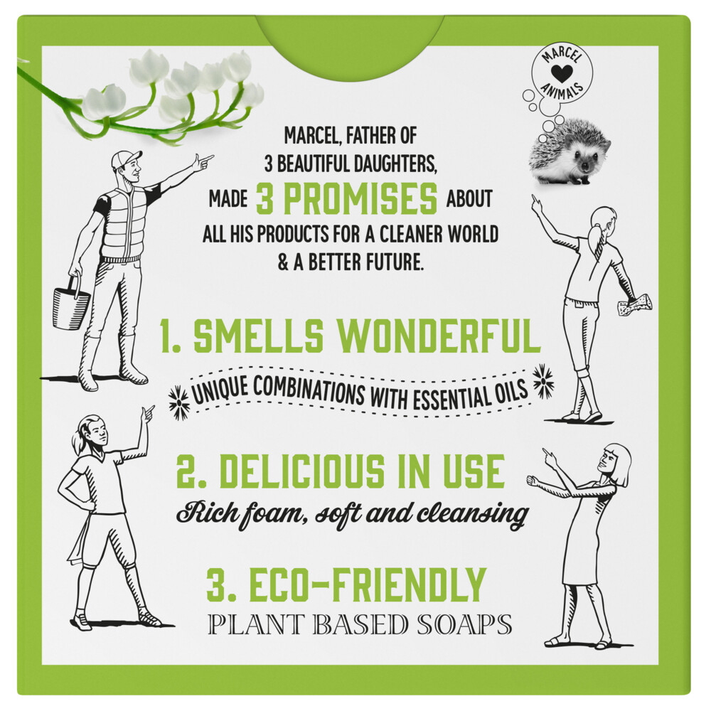Marcel's Green Soap Conditioner Bar Tonka & Muguet60 gr
