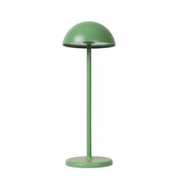 Lucide JOY Oplaadbare tafellamp Buiten Accu/Batterij Ø 12 cm LED dimb. 3000K IP54 Groen