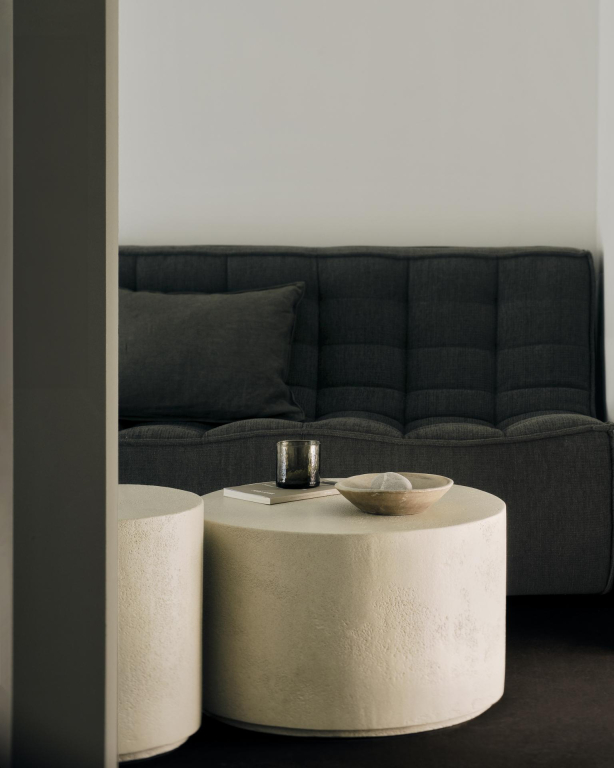Ethnicraft Elements bijzettafel Ø41 Off-White