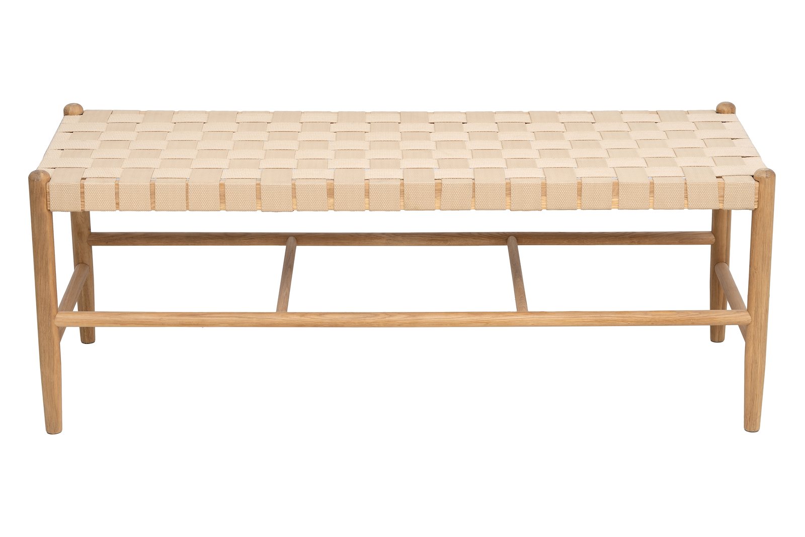 Aspen benk Natur eik oljet str 120x42x46cm