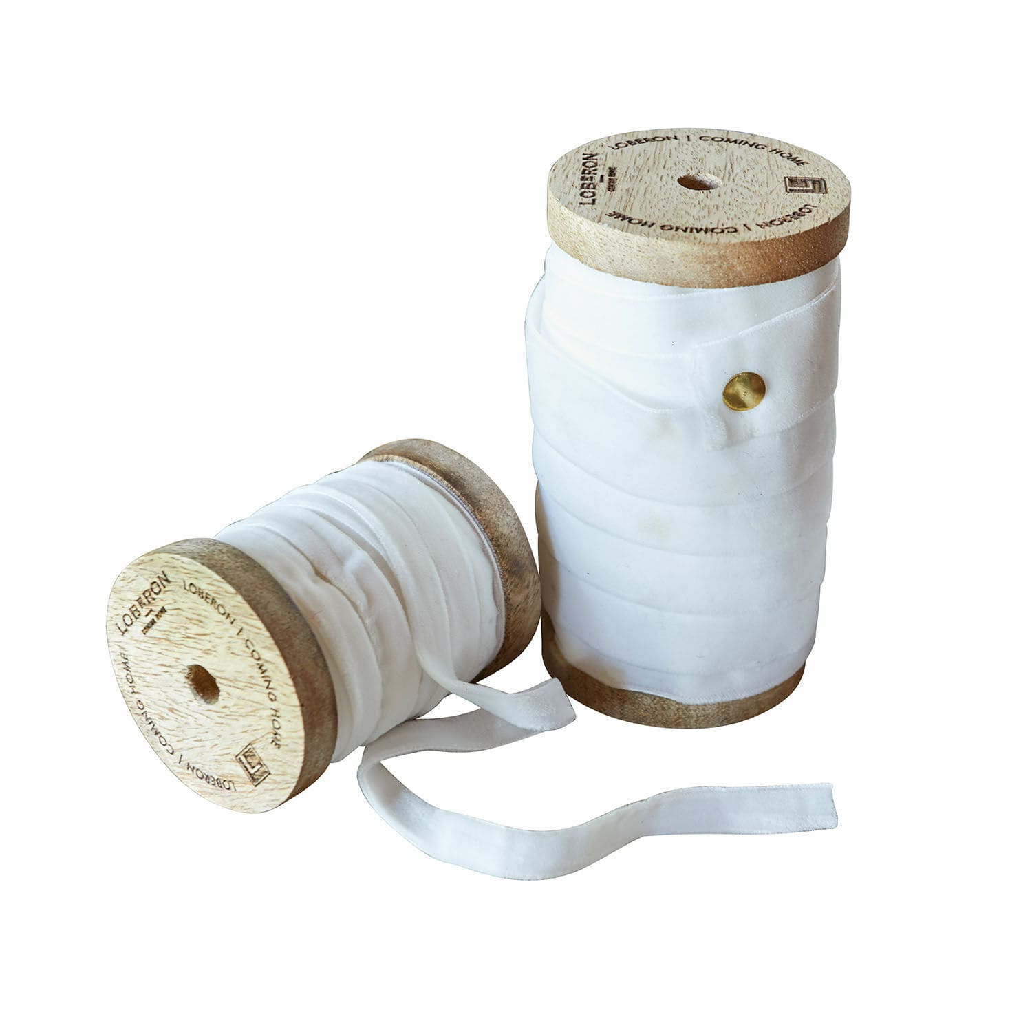 Samtband 2er Set Liandis creme