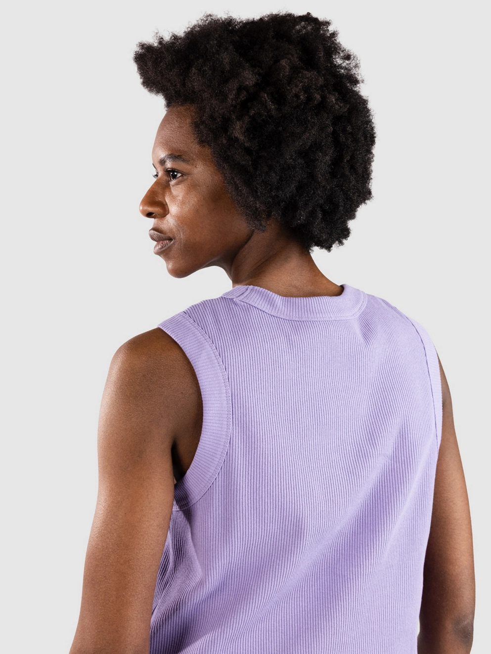 Passenger Easy Days Ribbed Graphic Tank Top retro purple