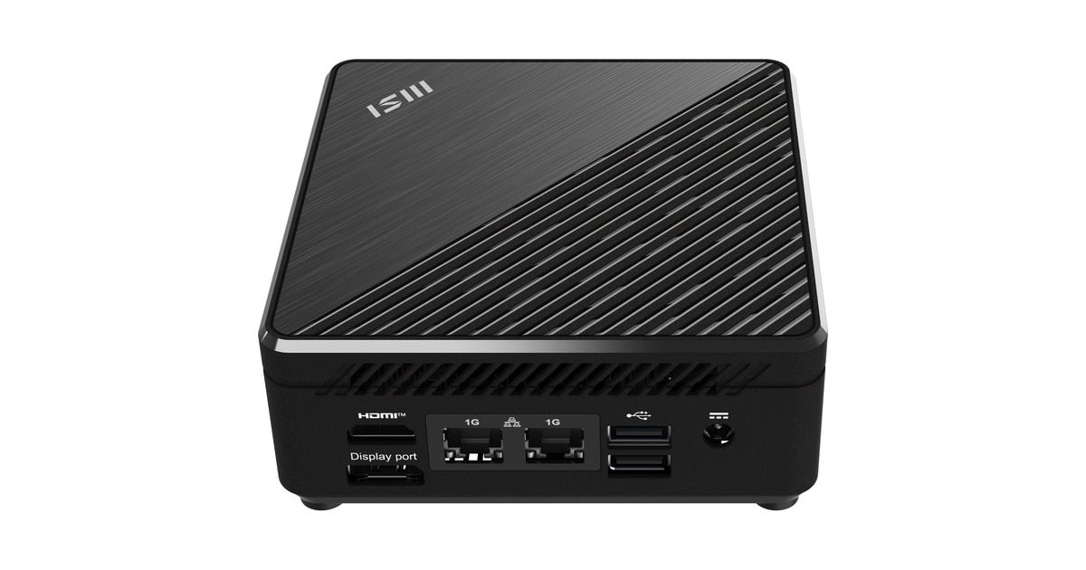 MSICubi N ADL S-225BEU barebone  (Zwart | N100 | UHD Graphics)