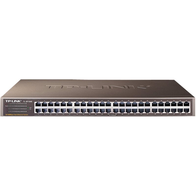 TP-Link TL-SF1048 Non-géré Fast Ethernet (10/100) 1U Noir