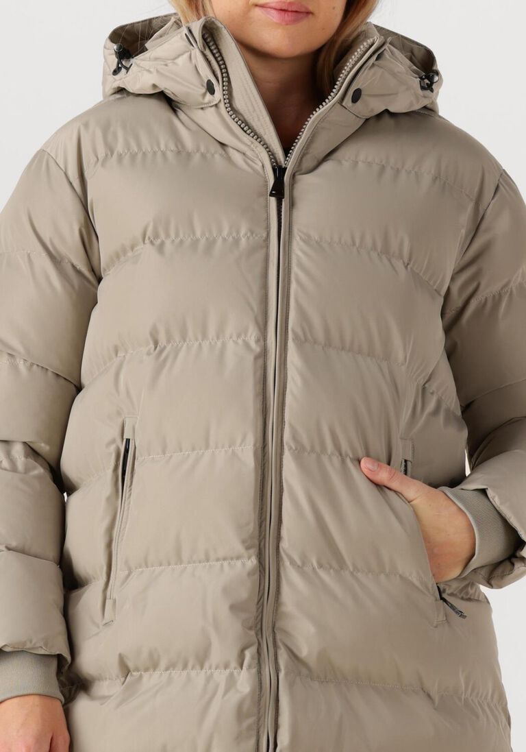 beige airforce gewatteerde jas grace jacket