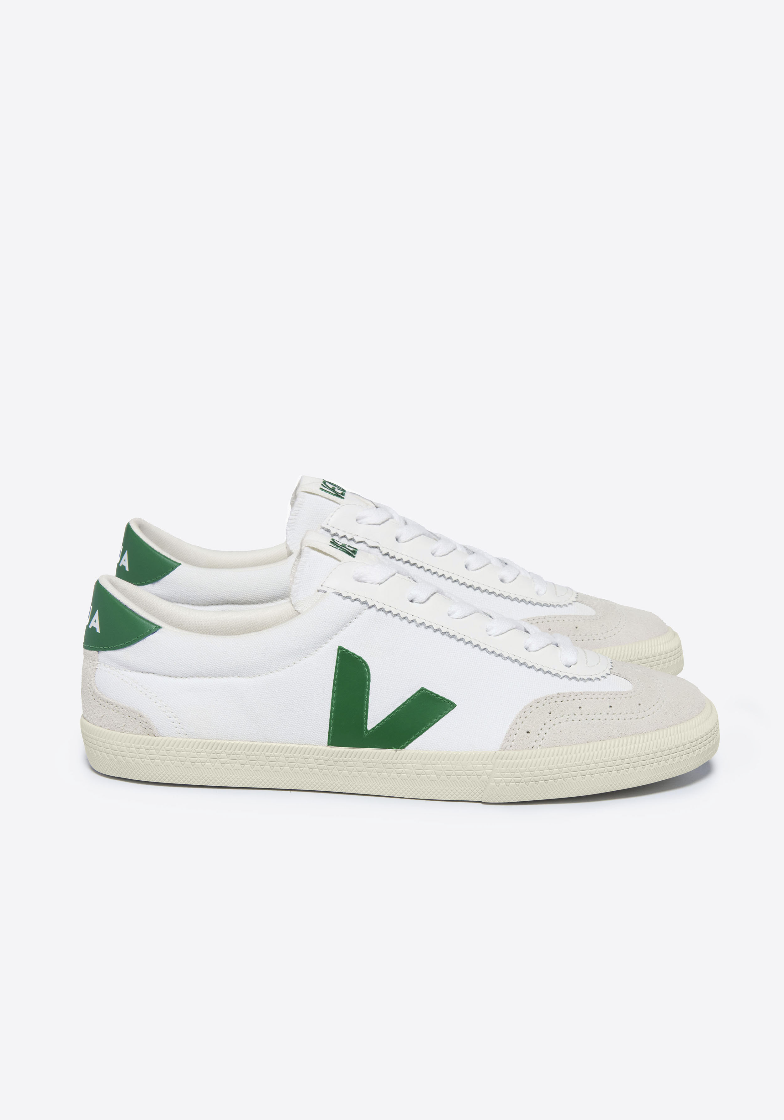 Veja Sneaker Volley Canvas White Emeraude