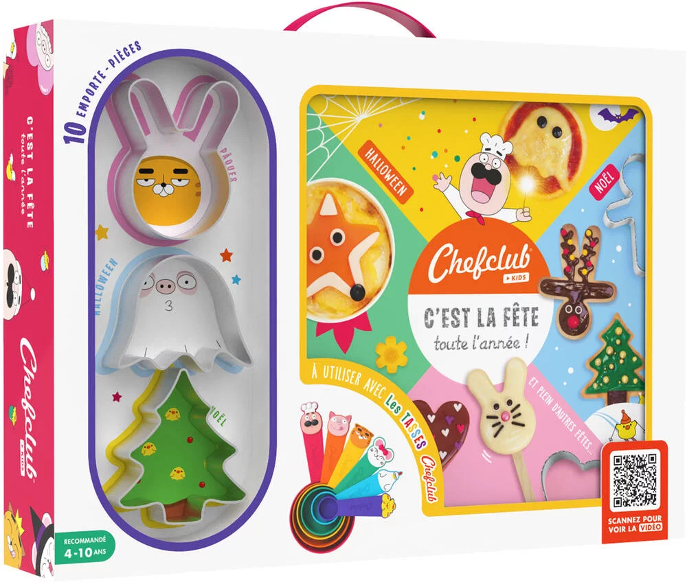 CHEFCLUB -COFFRET KIDS C'EST LA FETE TOUTE