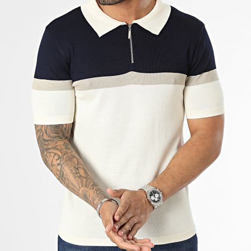 Polo Manches Courtes Beige