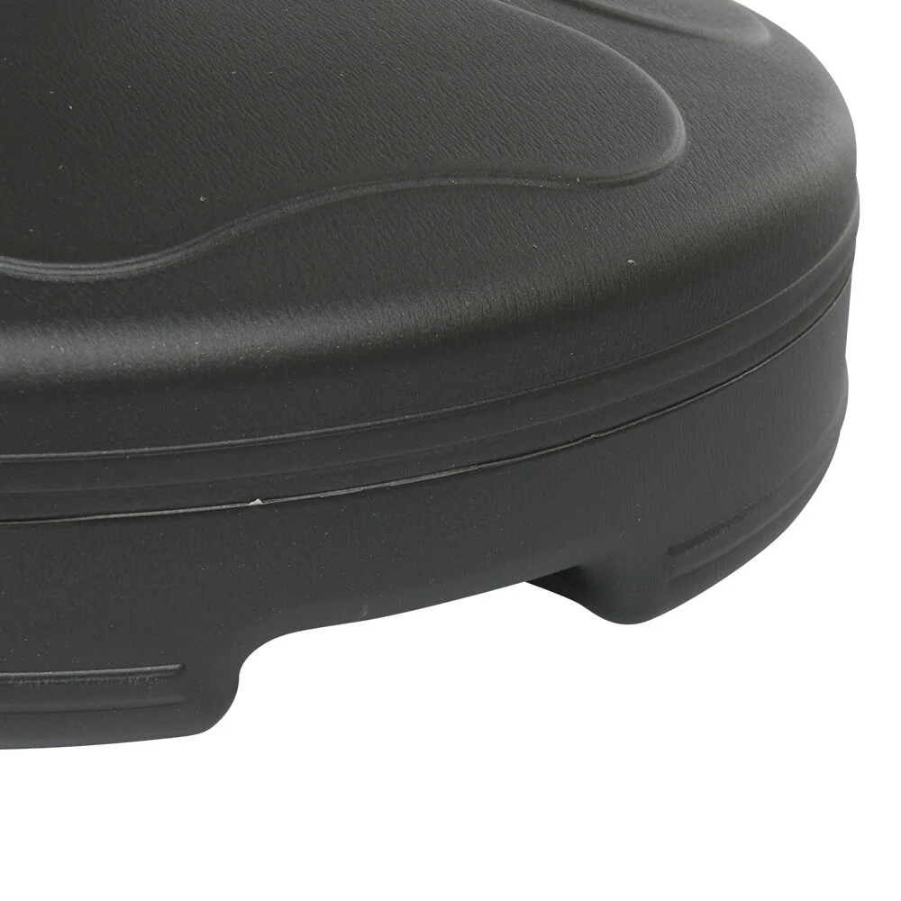 Pied de parasol rond à remplir 20L noir