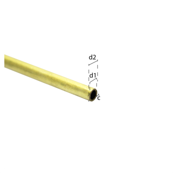 Buis rond messing 4x10000.5mm