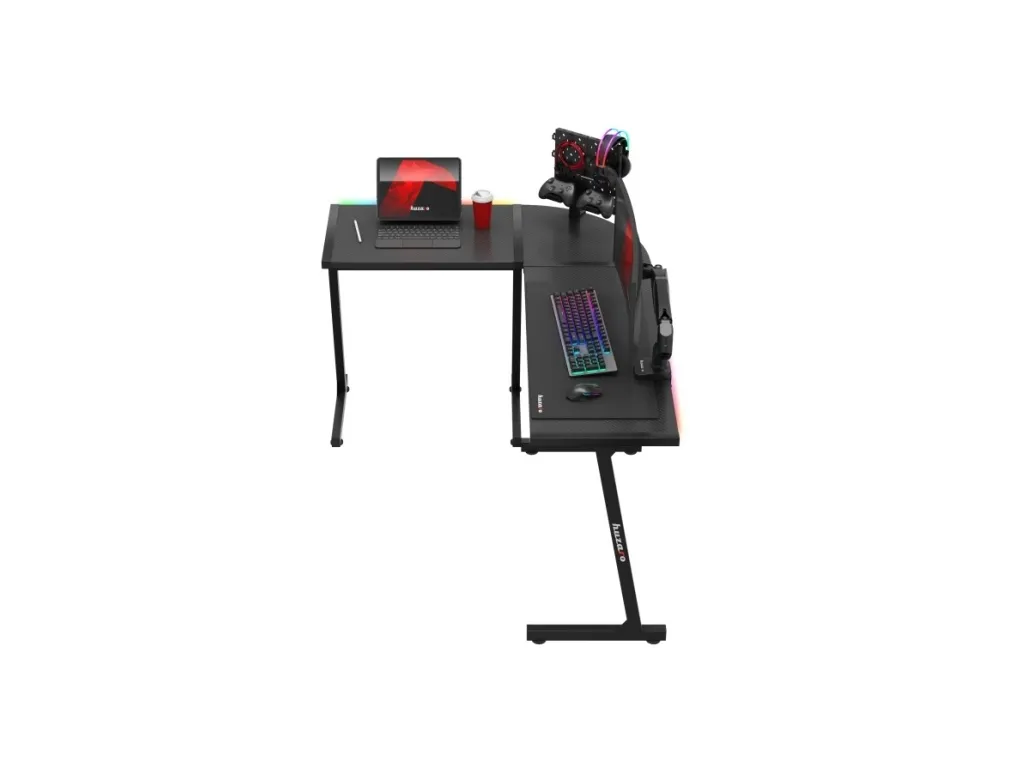 Huzaro Hero 6.0 Balck RGB gaming-skrivebord