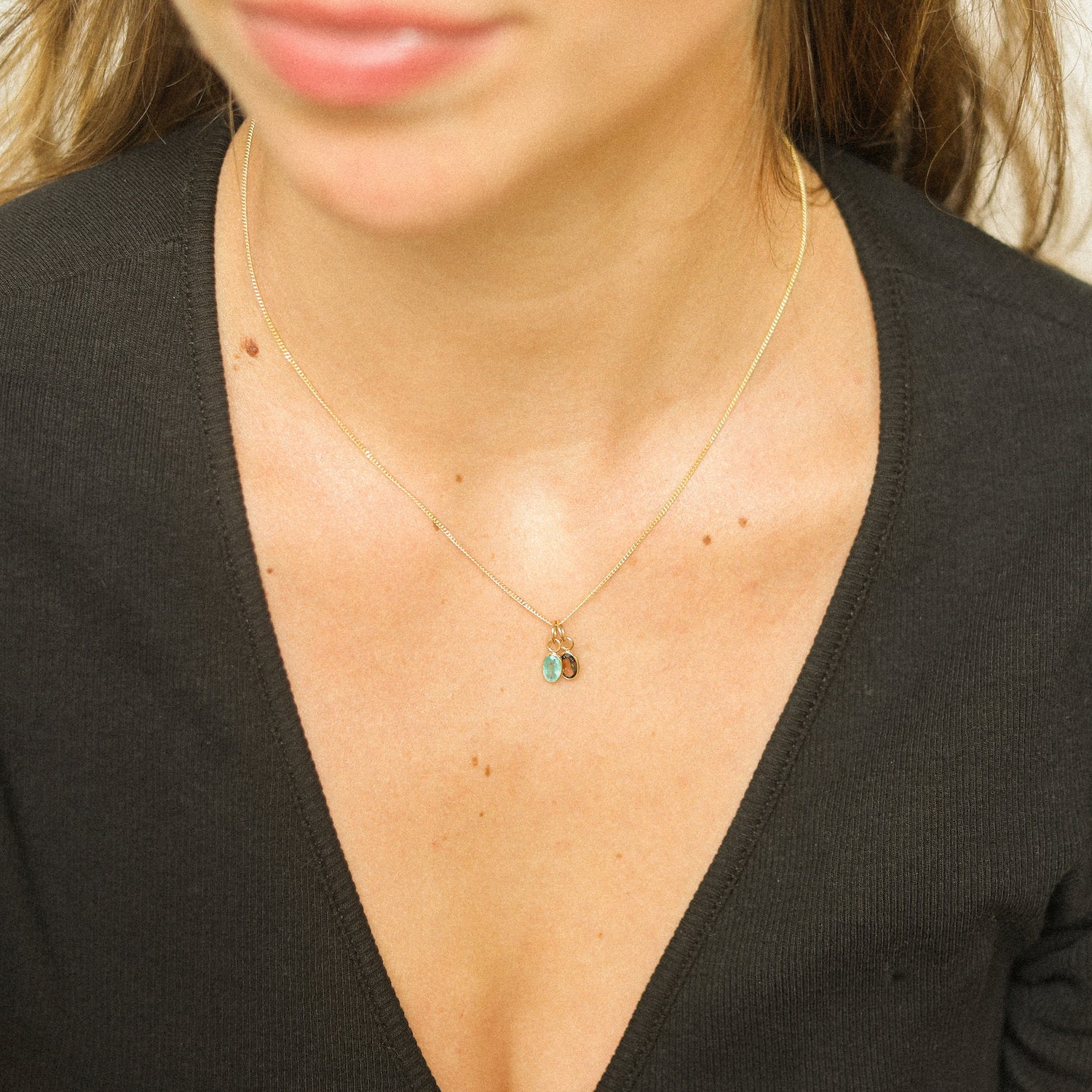 Smoky hanger | 14K Goud