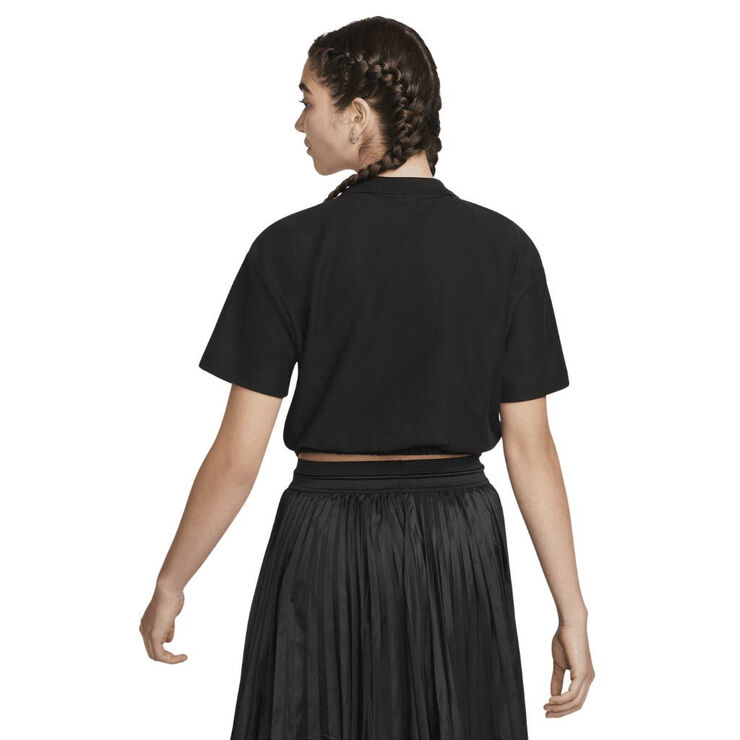 Nike air women's pique polo Black/white