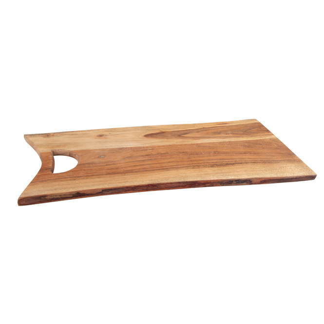 Deko-Holzbrett - braun - ca. 55 x 22 x 1,5 cm