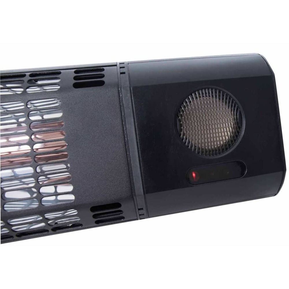 Chauffage mural sun and sound 2000 w rosé de couche noir