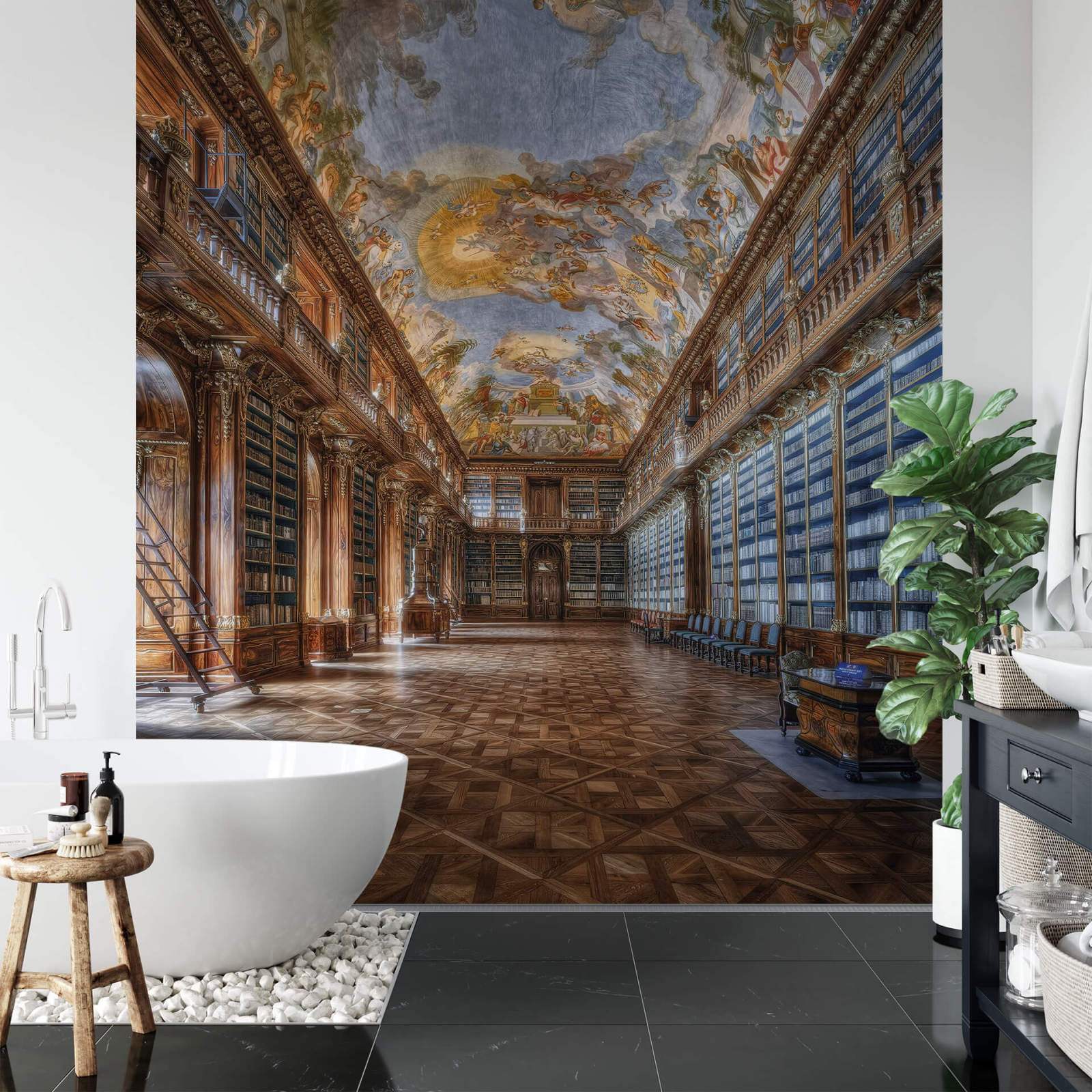 Fototapete DESIGNWALLS 2.0 - braun-blau - Kunst - 2,6 Meter