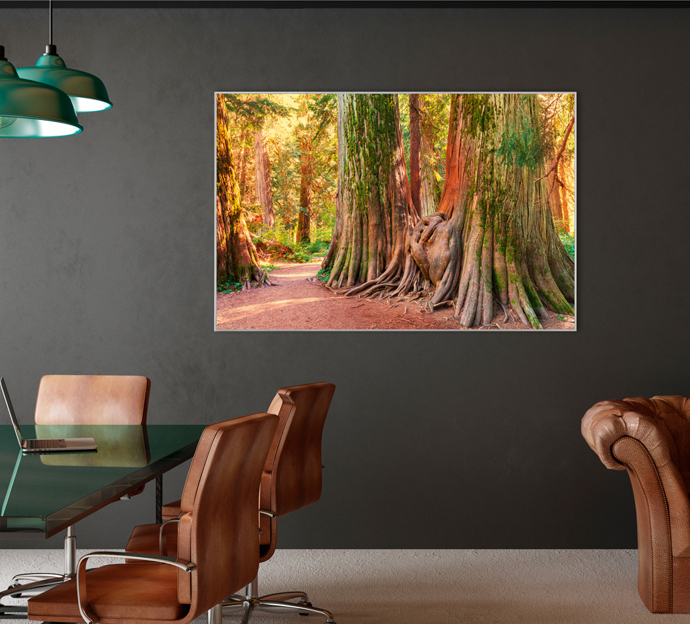 Akustikbild BAUMWURZEL 80x120cm, 7kg
