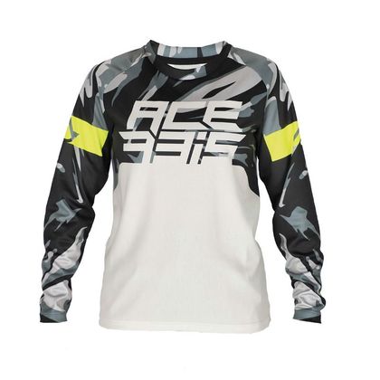 Maillot cross Acerbis MX J-KID FOUR - Gris / Noir