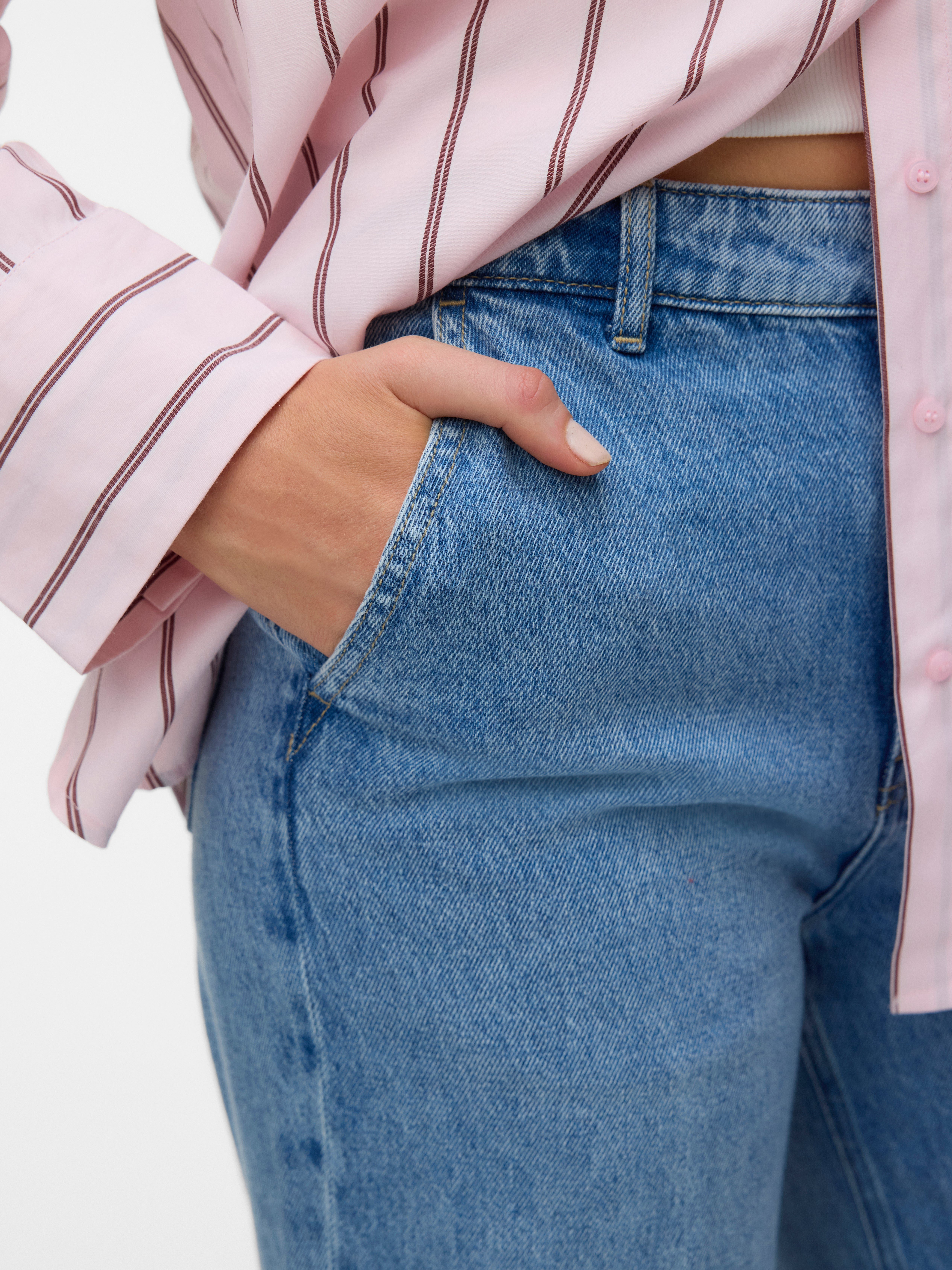 AWELANI High rise Wide leg fit Jeans