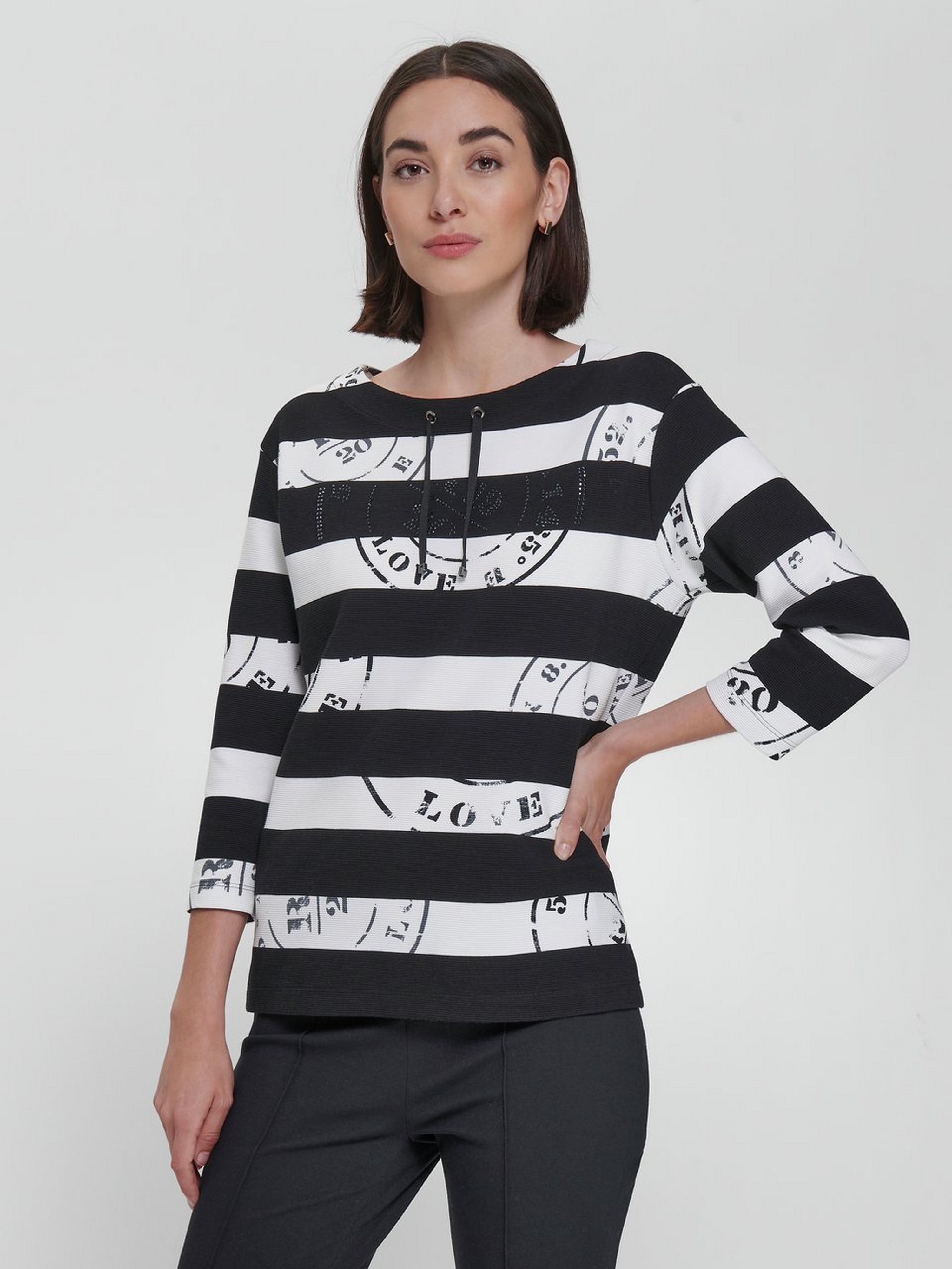 Sweatshirt mit 3/4-Arm