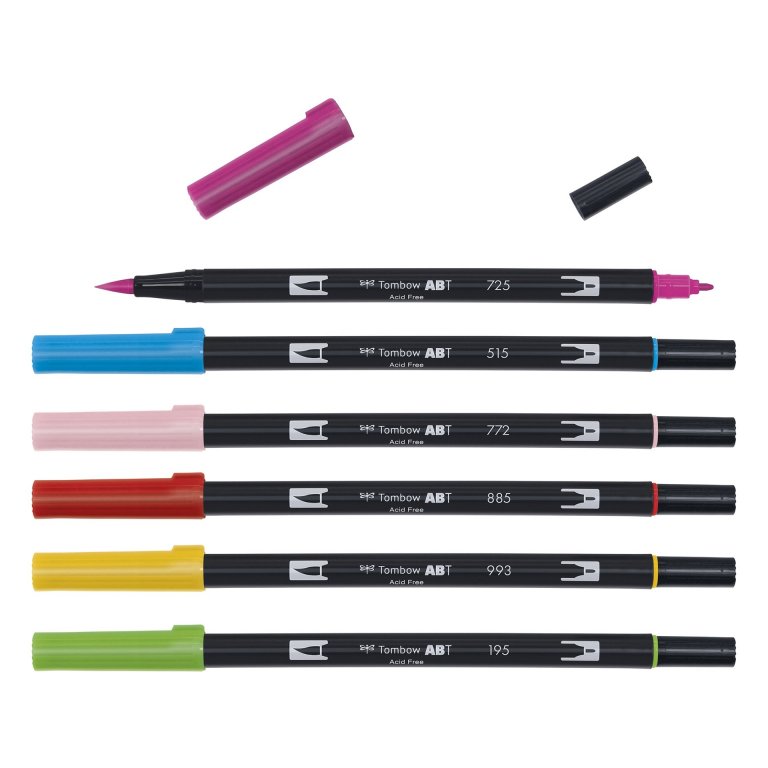 Tombow Dual Brush Pen ABT, 2 Spitzen: Pinsel/fein