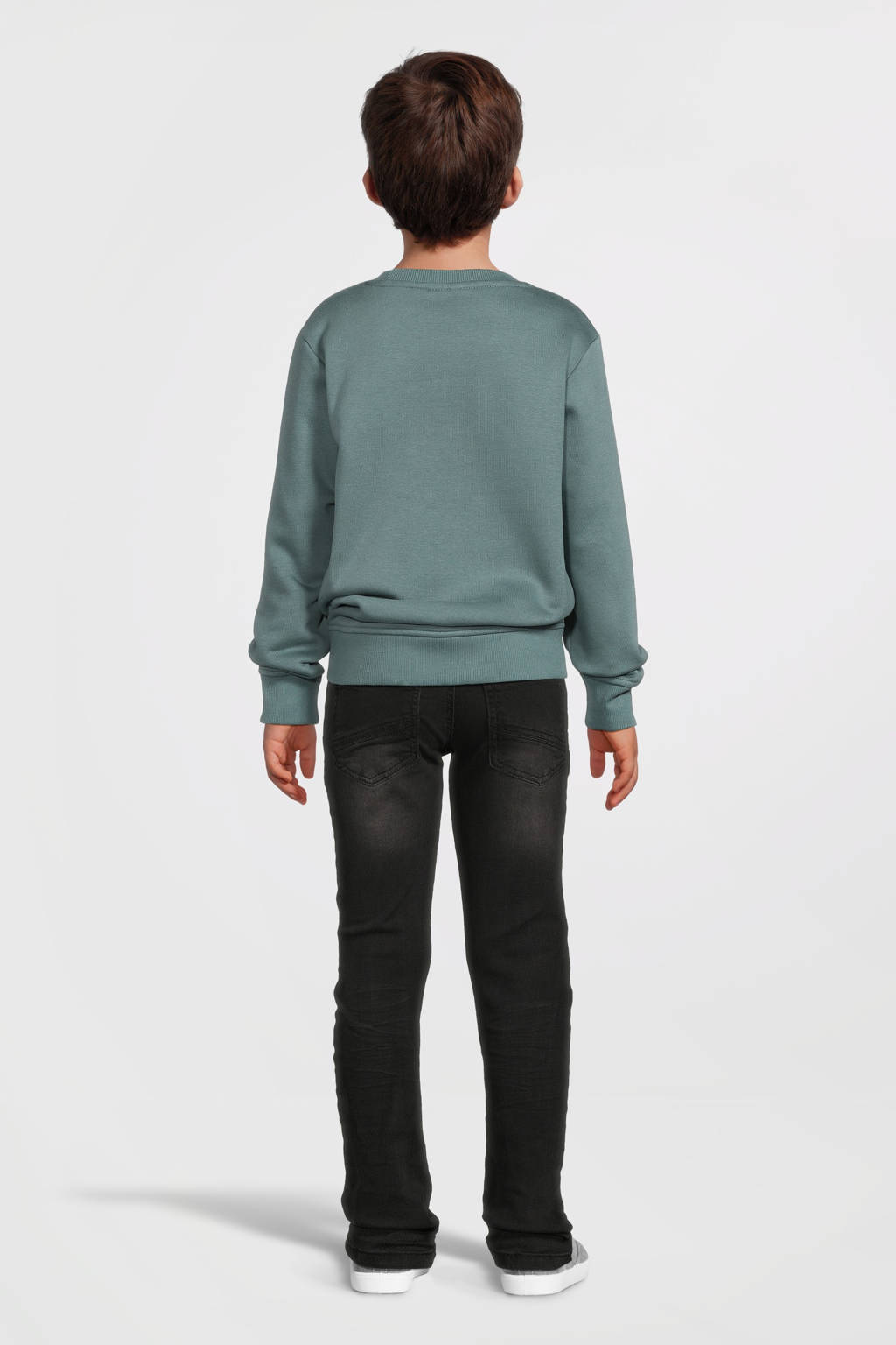 Cars sweater REVY met printopdruk zeegroen
