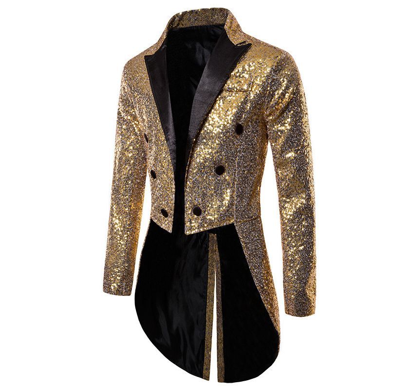 Sheck - Sequin Double-Breasted Tailcoat
