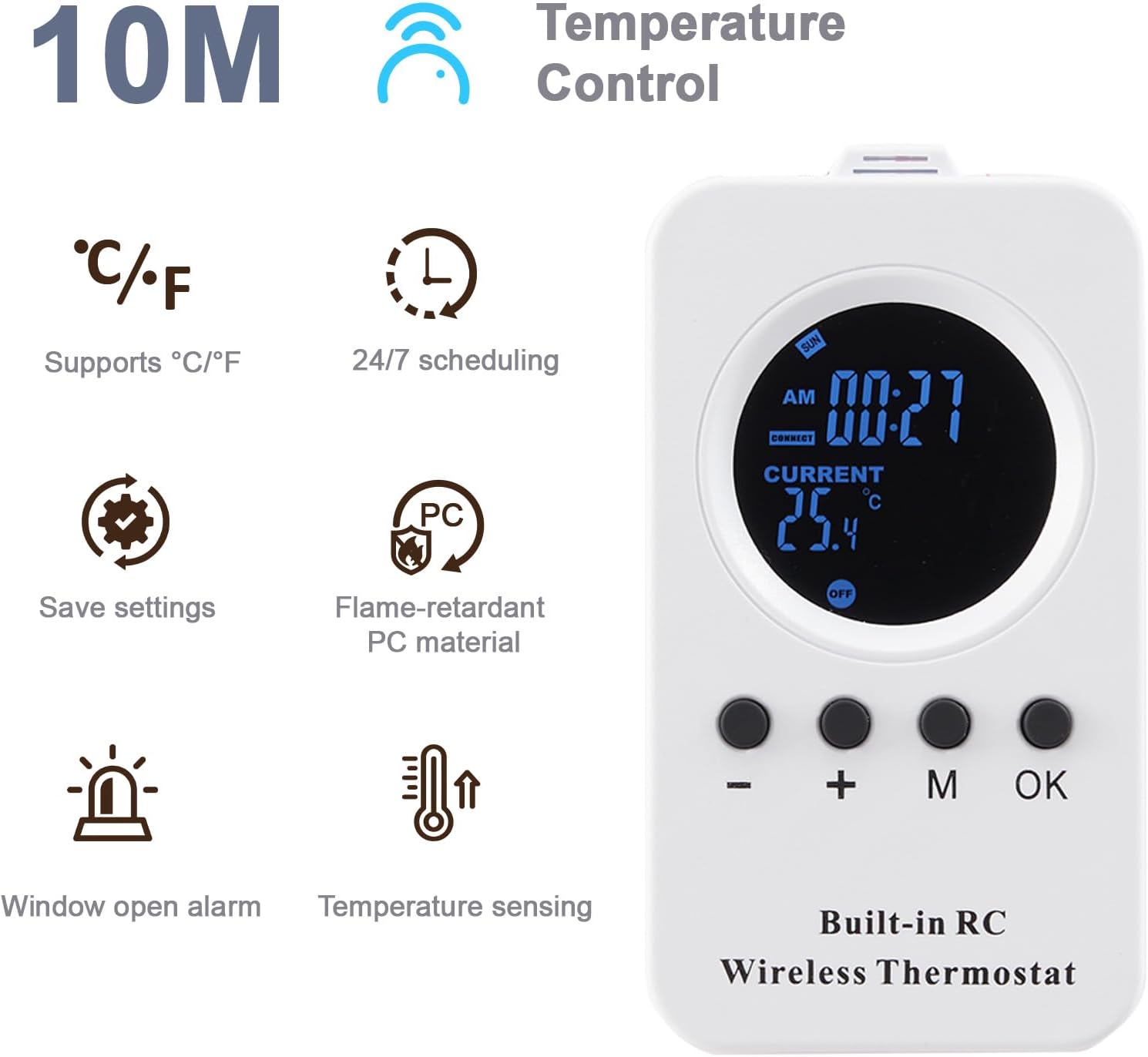 Infrarotheizung Bild 600W - Schnellwärmend in 1-3 Min. - Energieeffizient mit Überhitzungsschutz - Fernbedienungsbetrieb - Flüsterleise - TÜV & 10 Jahre Garantie - Polarlichter
