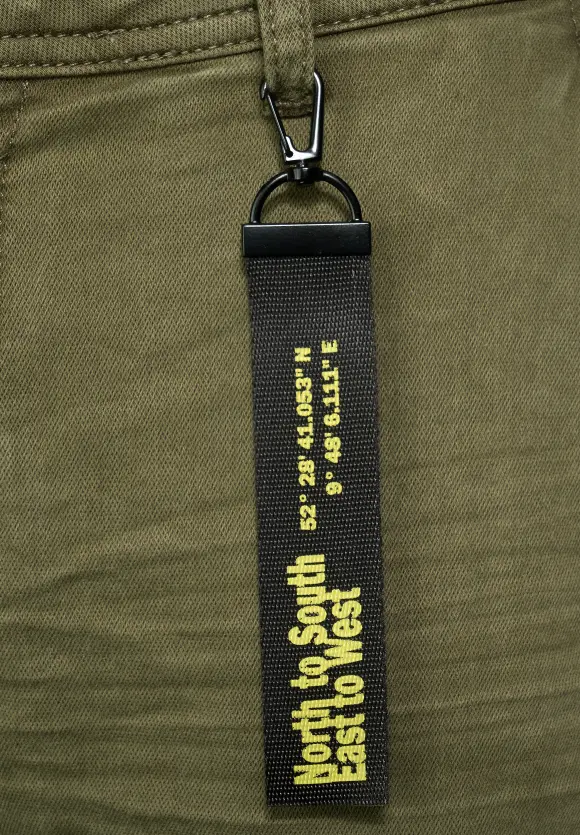 Regular Fit Cargohose - thyme green