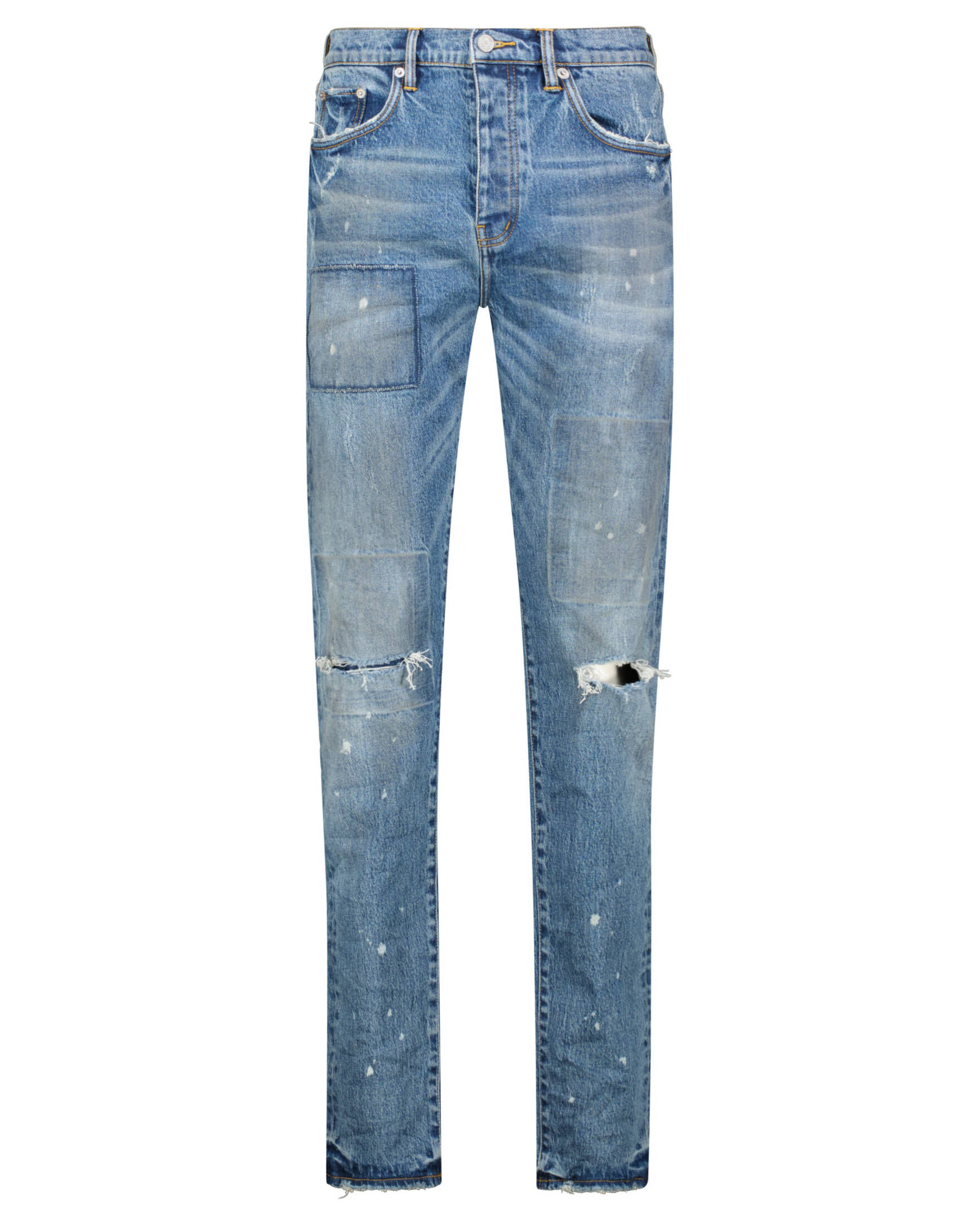 Purple Brand| Herren Jeans VINTAGE DIRTY PATCH MID INDIGO